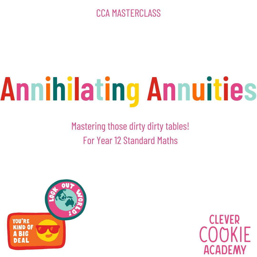 2026 HSC MASTERCLASS - Annihilating Annuities