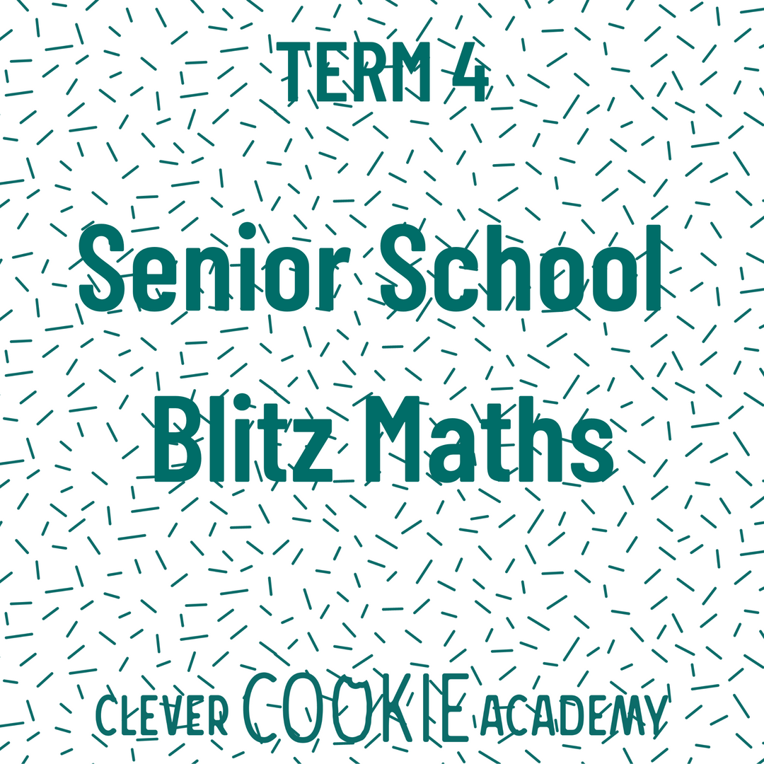 2026 Term 4 - Senior School Blitz Maths (Year 10)