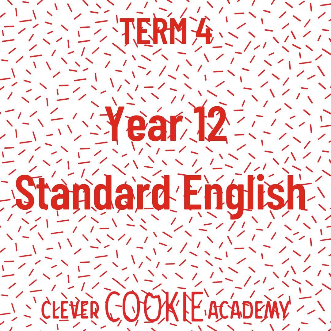 2026 Term 4 - Year 12 Standard English