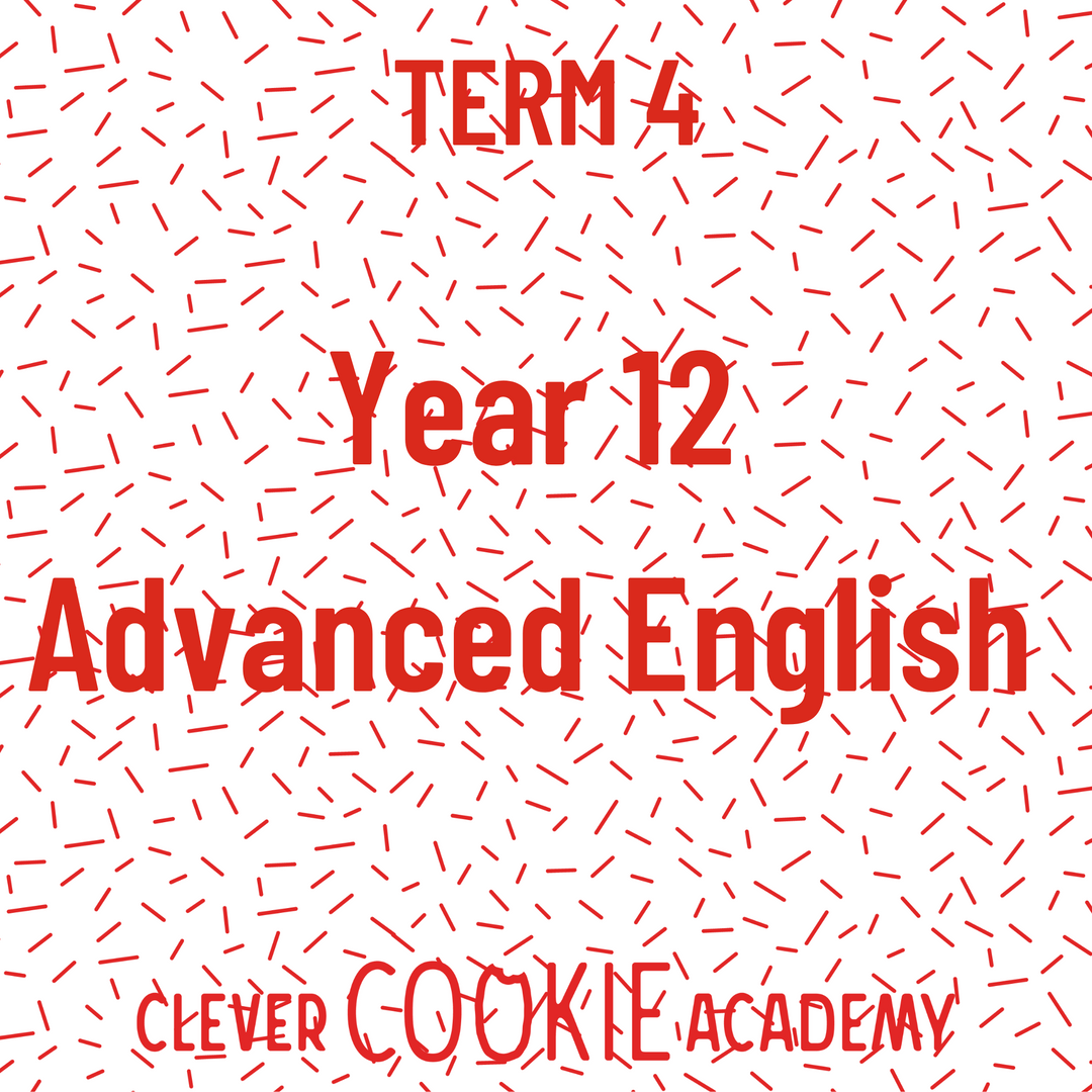 2026 Term 4 - Year 12 Advanced English