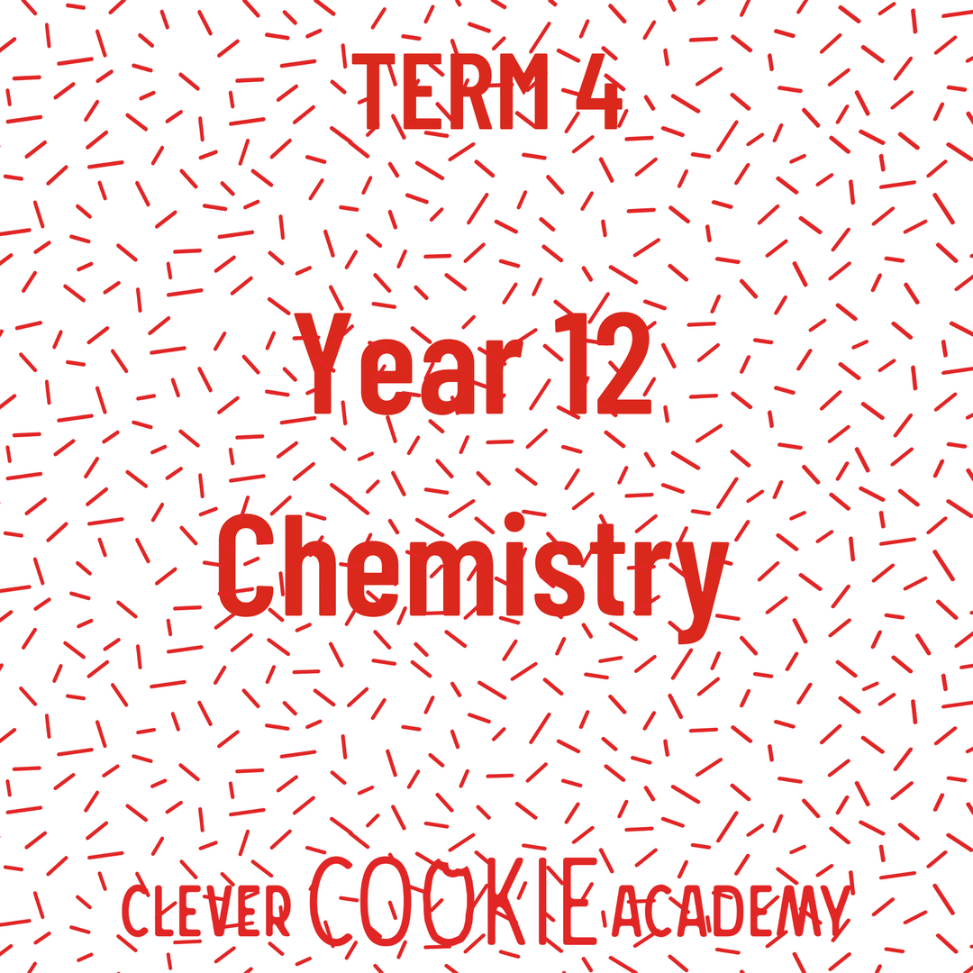 2026 Term 4 - Year 12 Chemistry