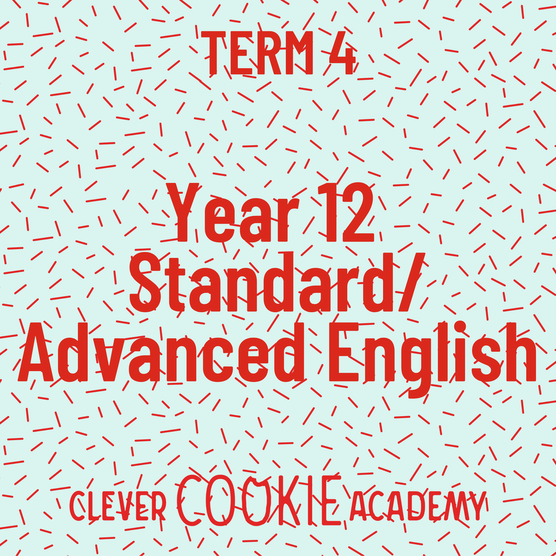 2026 Term 4 - Year 12 Advanced/Standard English